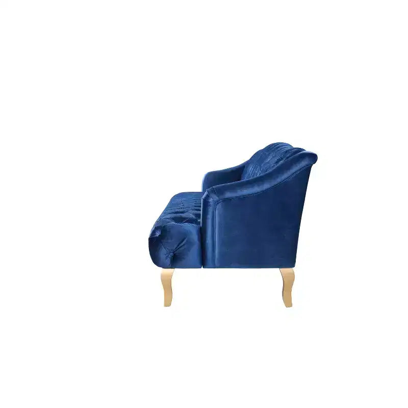 Canapé 3 places Thomas Christopher Knight Home 72.76'' moderne milieu de siècle en velours avec pieds en bois galbés