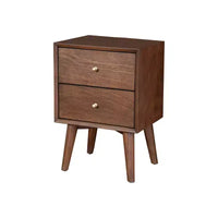 Table de chevet Flynn, noyer