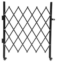 Barrière de sécurité pliable avec roulettes universelles, clôture extensible, barrière roulante à 360°, cour, jardin, garage