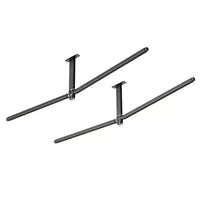 VEVOR Support de Rangement pour 2 Kayaks, Capacité Jusqu'à 113 kg, Rack de Plafond Réglable Robuste pour Garage, Noir