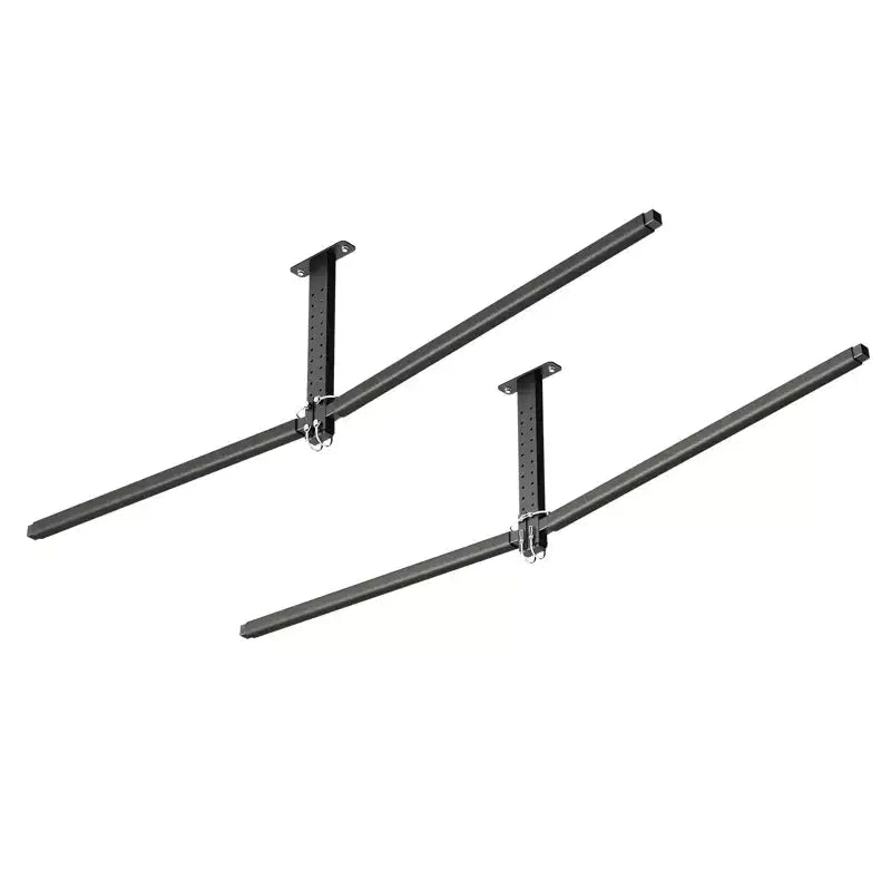VEVOR Support de Rangement pour 2 Kayaks, Capacité Jusqu'à 113 kg, Rack de Plafond Réglable Robuste pour Garage, Noir