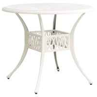 vidaXL Ensemble de bistro en aluminium moulé avec tabourets pivotants standard