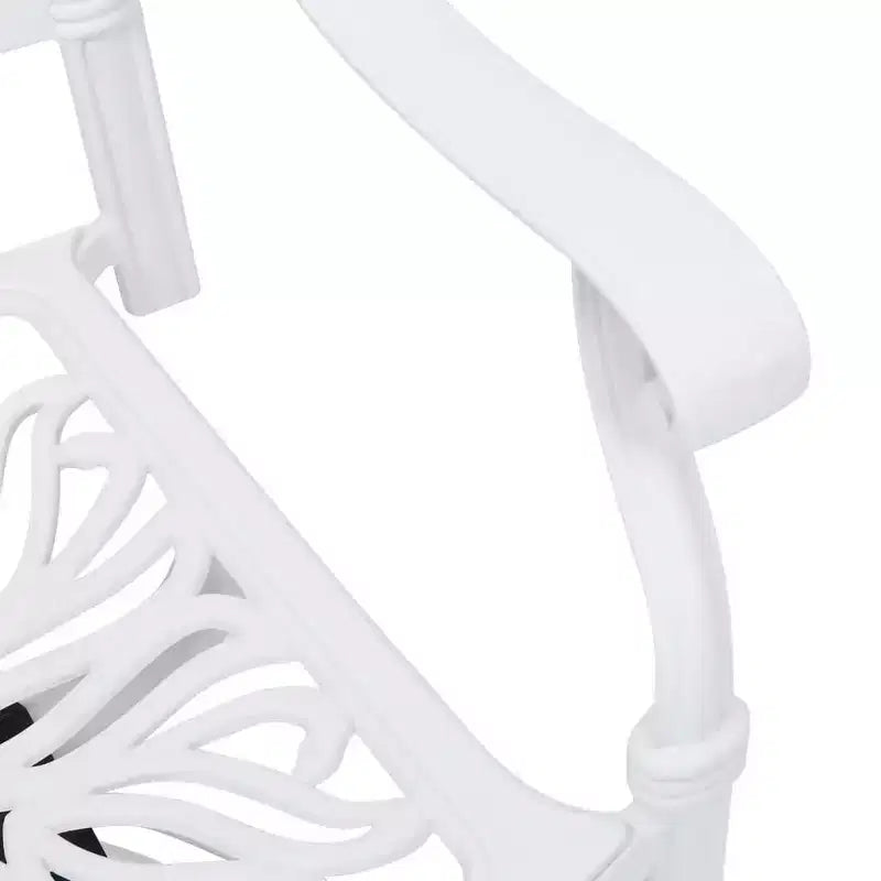 vidaXL Ensemble de bistro en aluminium moulé avec tabourets pivotants standard