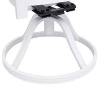 vidaXL Ensemble de bistro blanc en aluminium moulé, ensemble de bistro pivotant standard