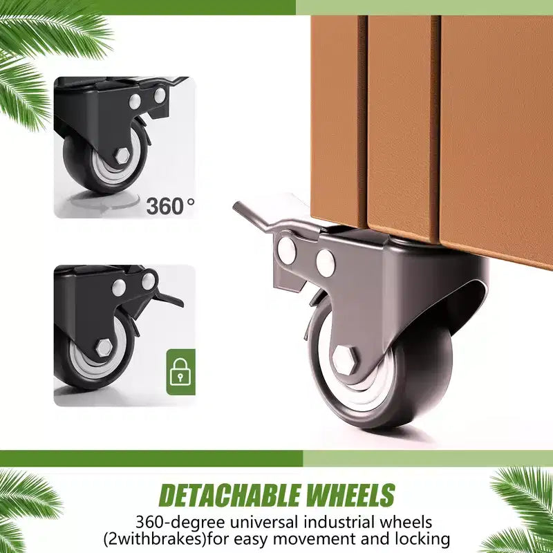 Jardinière surélevée Dovelina avec treillis et bac à plantes en métal avec écran d'intimité pour plantes grimpantes - 59 x 30/60, 47 x 47/94, 72 x 35/47/70/94