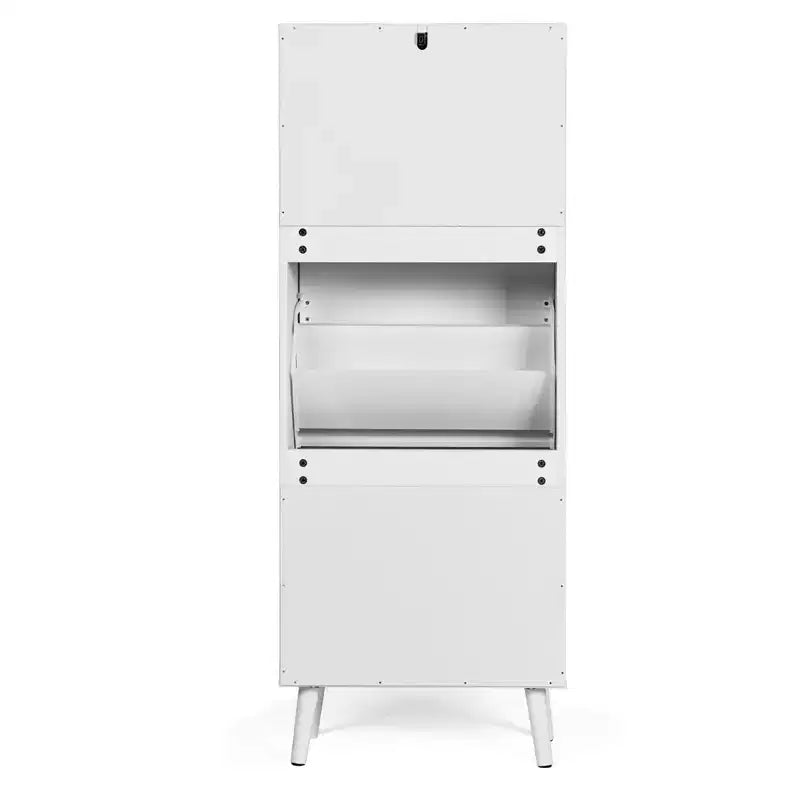 Karl Home meuble à chaussures à 3 tiroirs rabattables panneau en rotin 21.26 L