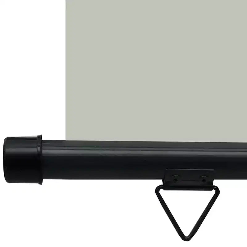 vidaXL Store latéral de balcon Acier gris 105 x 250 cm Accoudoirs réglables