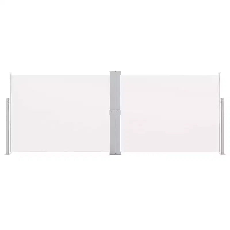 vidaXL Store latéral crème polyester avec revêtement PU 140 x 1000 cm