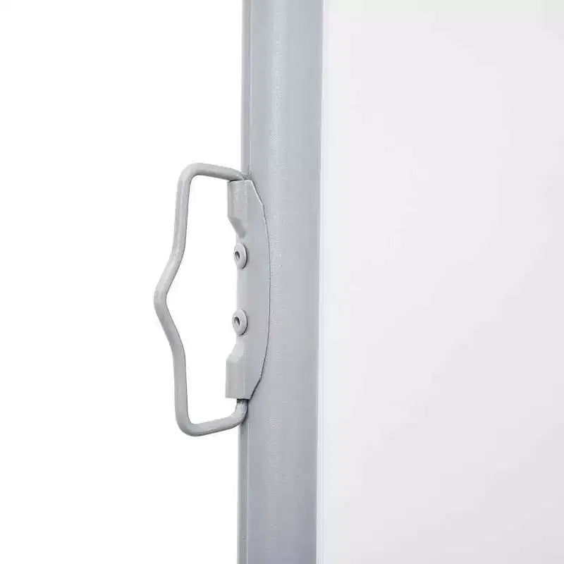 vidaXL Store latéral crème en polyester avec revêtement PU 55,1 x 393,7 in