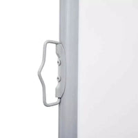 vidaXL Store latéral crème en polyester avec revêtement PU 55,1 x 393,7 in