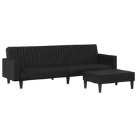 vidaXL Ensemble canapé, Noir