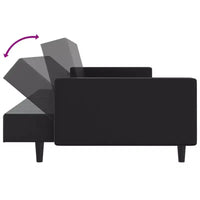 vidaXL Ensemble canapé, Noir