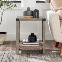 Table d'appoint Middlebrook Kujawa 18 pouces avec pieds en X