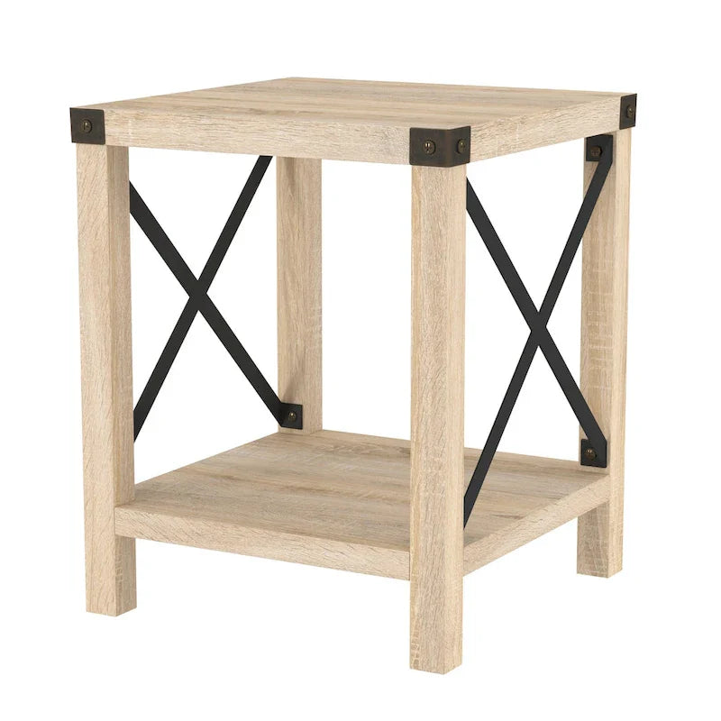 Table d'appoint Middlebrook Kujawa 18 pouces avec pieds en X