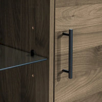 Meuble TV à 2 portes de 60 pouces de style moderne du milieu du siècle Middlebrook