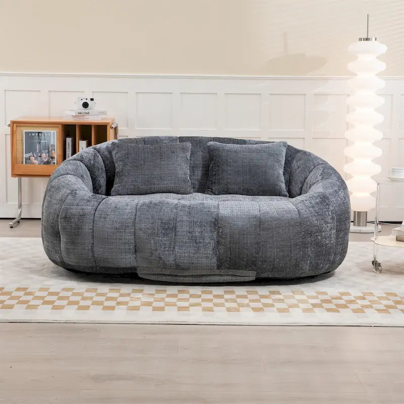 Pouf poire pour adultes - Canapé moelleux multicolore