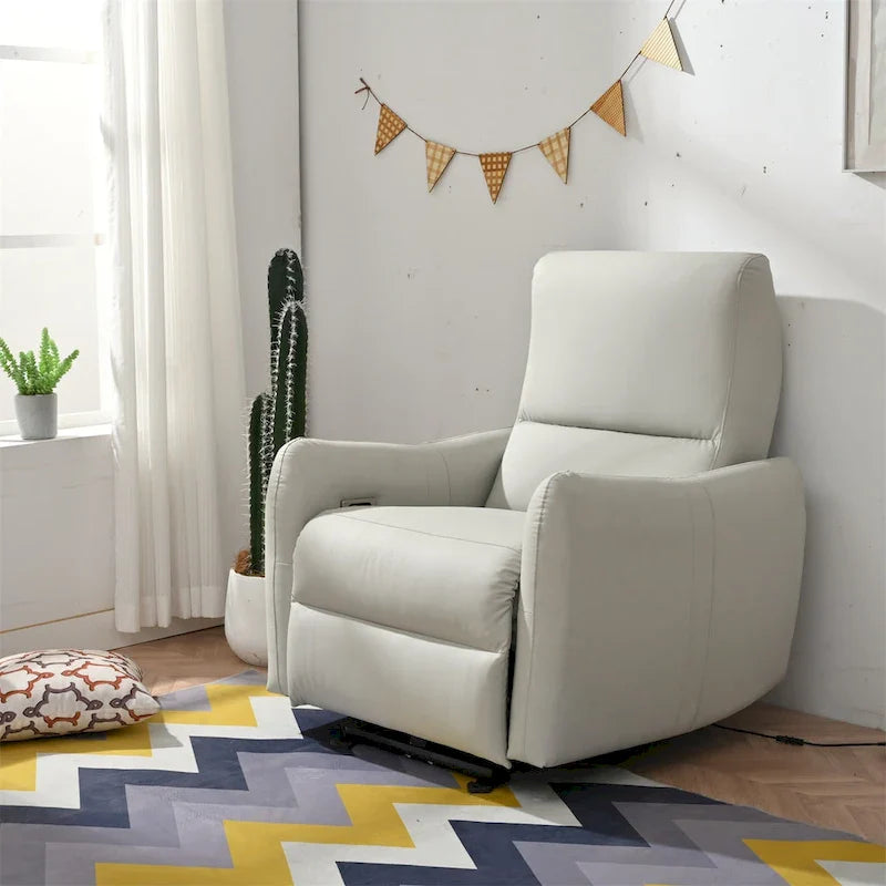 Fauteuil inclinable électrique avec port USB, fauteuil inclinable mural peu encombrant