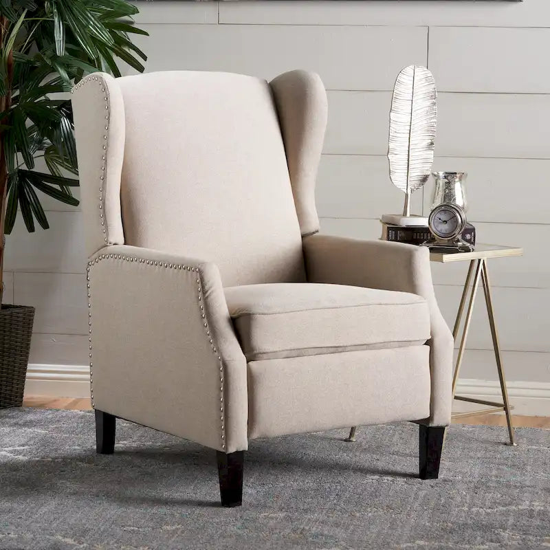 Fauteuil Inclinable Traditionnel, Chaise Élégante et Confortable