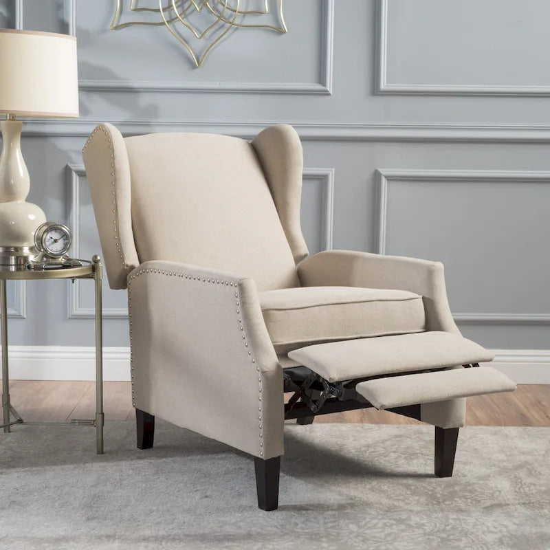 Fauteuil Inclinable Traditionnel, Chaise Élégante et Confortable