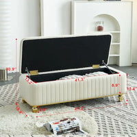 Pouf de rangement 47,24 W