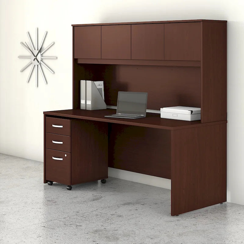 Bureau 72W Studio C avec huche et tiroirs de Bush Business Furniture