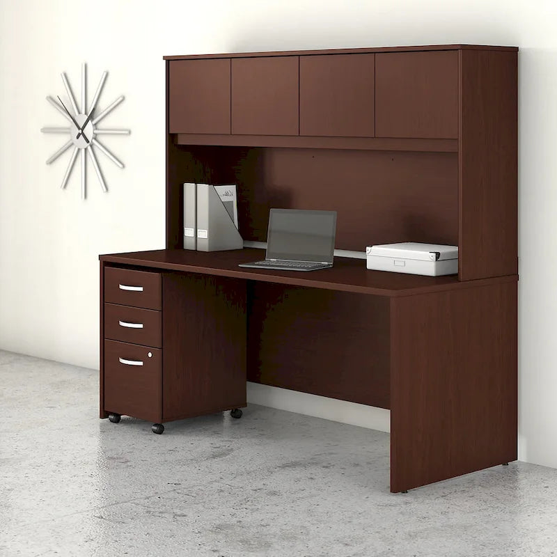 Bureau 72W Studio C avec huche et tiroirs de Bush Business Furniture