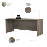 Bureau 72W Studio C avec huche et tiroirs de Bush Business Furniture