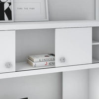 Bureau d'angle Echo avec huche par Bush Business Furniture