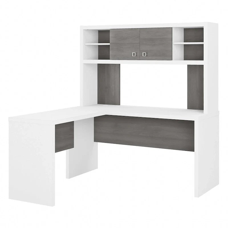 Bureau d'angle Echo avec huche par Bush Business Furniture