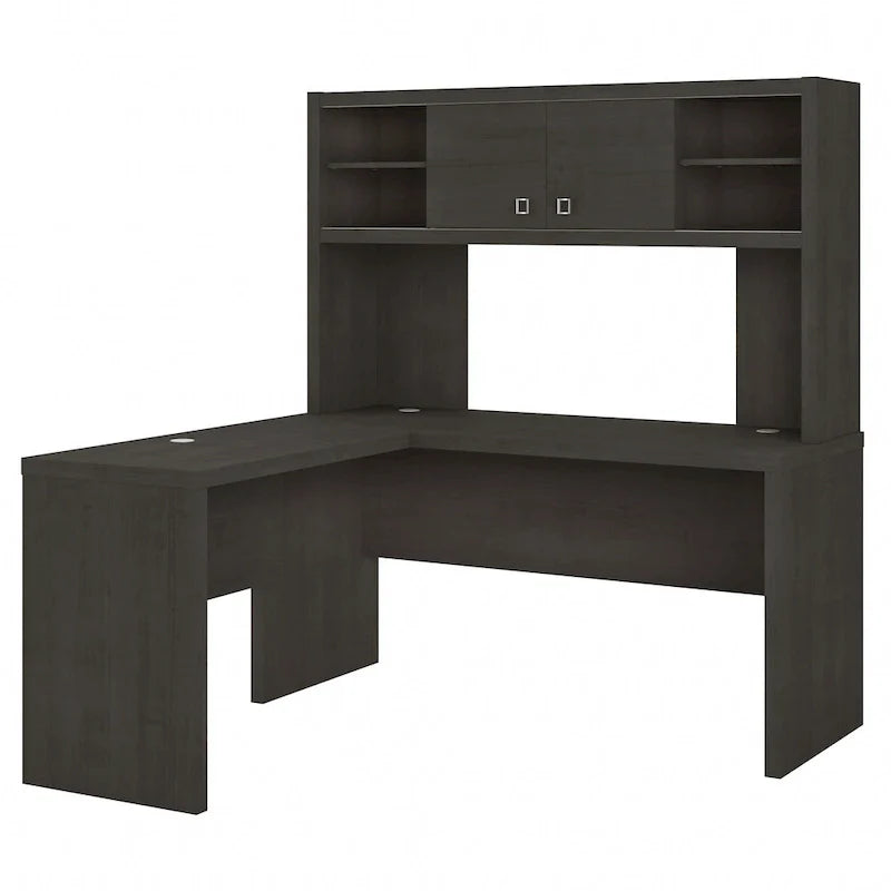 Bureau d'angle Echo avec huche par Bush Business Furniture