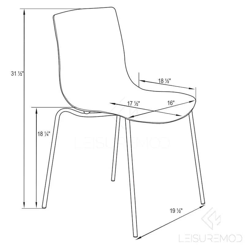 Chaise de salle à manger en acrylique Astor avec pieds chromés, chaise d'appoint moderne à motif ondulation d'eau