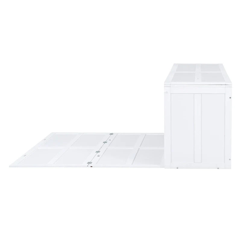 Lit escamotable taille Queen avec bureau pivotant