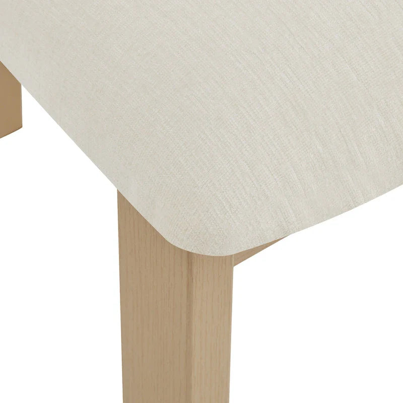 Chaises de salle à manger rembourrées Astura, structure en fer, lot de 2 par Christopher Knight Home