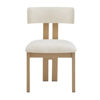 Chaises de salle à manger rembourrées Astura, structure en fer, lot de 2 par Christopher Knight Home