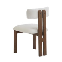 Chaises de salle à manger rembourrées Astura, structure en fer, lot de 2 par Christopher Knight Home
