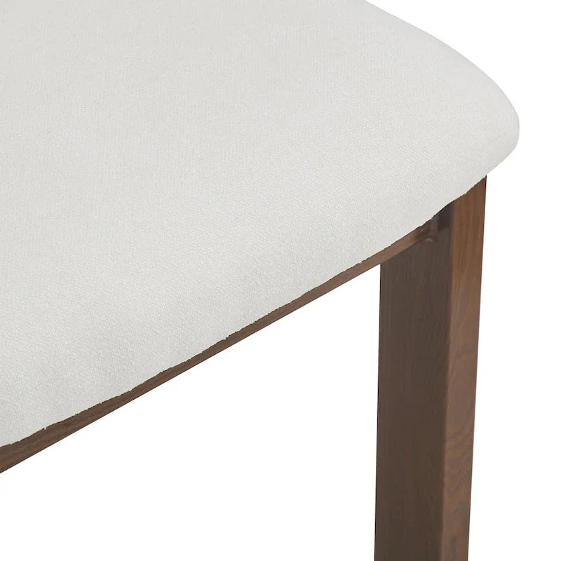 Chaises de salle à manger rembourrées Astura, structure en fer, lot de 2 par Christopher Knight Home