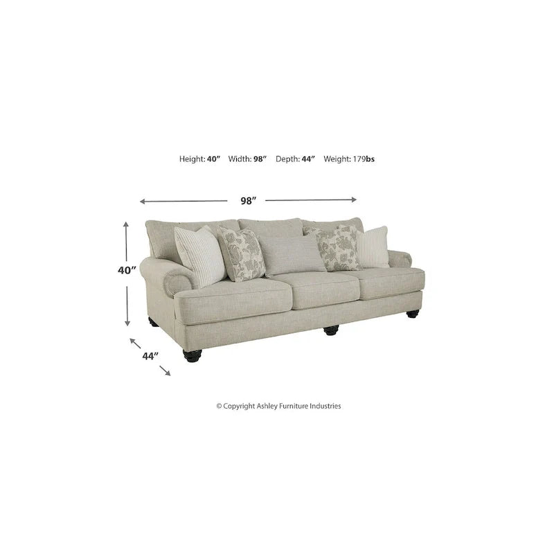 Ensemble de mobilier rembourré Signature Design by Ashley Asanti beige, 4 pièces - 98 l x 44 P x 40 H