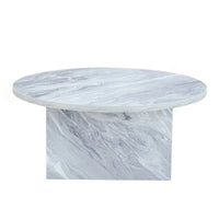 Table basse ronde polyvalente en MDF