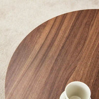 Table basse ronde polyvalente en MDF