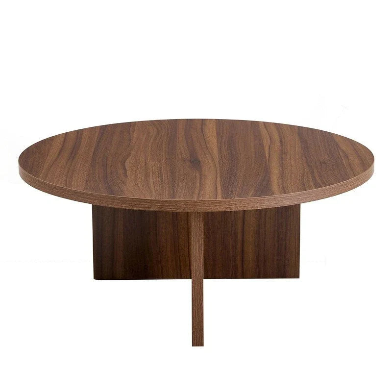 Table basse ronde polyvalente en MDF