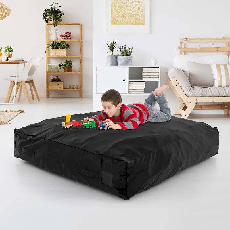 Tapis de sol rembourré sensoriel Costway 57 x 57 avec blocs de mousse et lavable - Voir détails