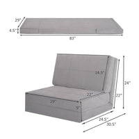 Costway Chaise Pliante Convertible, Fauteuil Inclinable et Lit d'Appoint