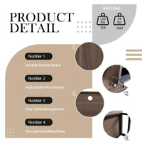 Meuble TV moderne avec 3 armoires et étagères ouvertes, meuble console multimédia pour TV jusqu'à 80 pouces, meuble de divertissement avec porte abattante