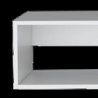 Meuble TV mural moderne 59 Meuble TV flottant avec étagères et gestion des câbles - 10.4H x 59.1W x 12.6D