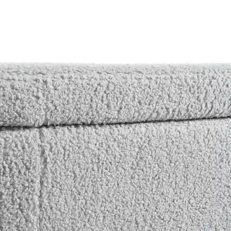 Banc de rangement ovale pour salon, chambre à coucher, pied de lit