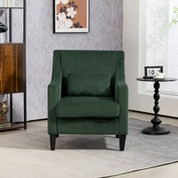 Fauteuil rembourré Emerald 26.77 avec accoudoirs incurvés