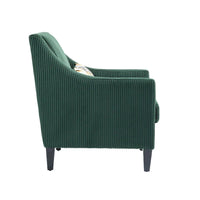 Fauteuil rembourré Emerald 26.77 avec accoudoirs incurvés