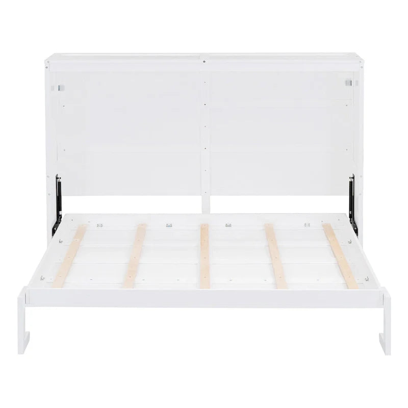 Lit escamotable en bois, gain de place