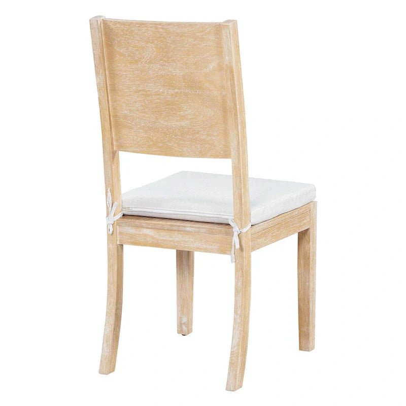 Ensemble de table à manger 6 pièces de style moderne avec 4 chaises à coussins amovibles, étagère de rangement et banc