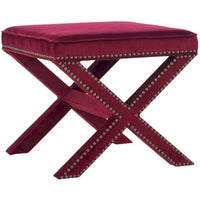 SAFAVIEH Shavonne Ottoman banc en X